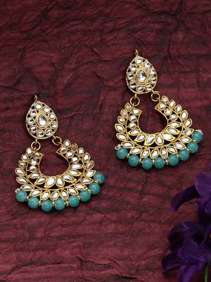 Green Brass Alloy   Earring 4