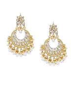 White Brass Alloy   Earring