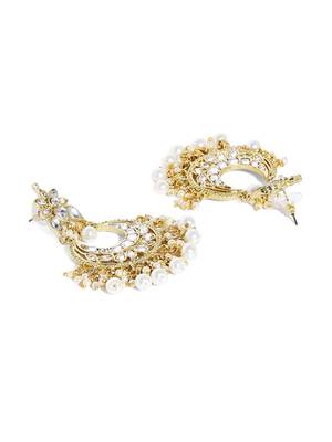 White Brass Alloy   Earring 2