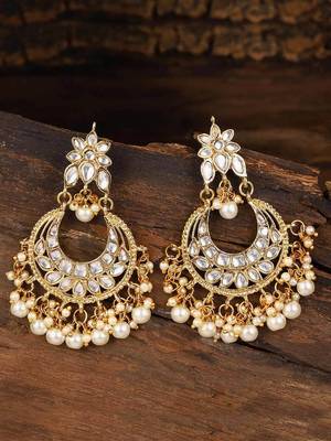 White Brass Alloy   Earring 3
