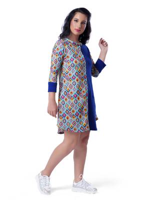 Trab Life Multi Colour Tshirt Skater Dress 2