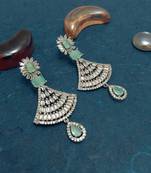 Green earrings