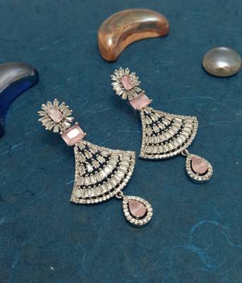 Pink earrings 1