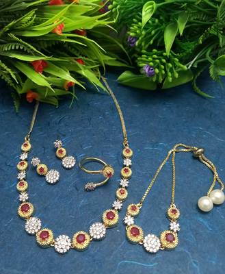 White necklaces 1