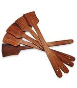 ROLIMOLI Wooden Spatula For Cooking kitchen set of 6 Palta kitchen utensils