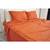 Burnt Orange 100% Cotton Duvet Cover / 3 Pcs Set Cotton Duvet Cover / Burnt Orange Comforter Cover