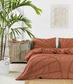 Eden Cotton Tufted Duvet Cover Set, Boho UO Bedding Fringes Full Duvet Cover Duvet Cover Indian