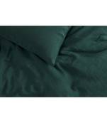 Emerald Green Washed Cotton Duvet Cover Bedding Quilt Cover Boho Comforter Cover Full Duvet Cover