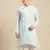Sanwara Men's Sky Solid Cotton Ethnic Kurta