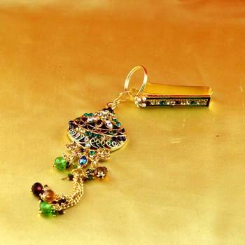 Brooch Satka Gold Platted Stone Meenakari Cz Ad Moti Pearl Polki Kundun 1