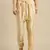 Sanwara Men's Solid Beige Colour Art Silk Brijesh Pant