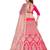 Pink Embroidered Silk Lehenga Choli
