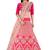Pink Embroidered Silk Lehenga Choli