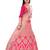 Pink Embroidered Silk Lehenga Choli