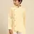 Solid Peach Cotton Kurta For Boys