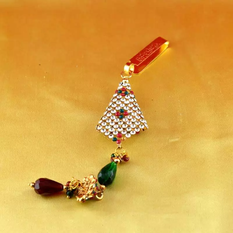 Brooch Satka Gold Platted Stone Meenakari Cz Ad Moti Pearl Polki Kundun