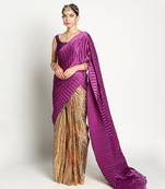 Purple Samyukta Saree