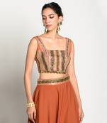 Tangerine Jannat Blouse