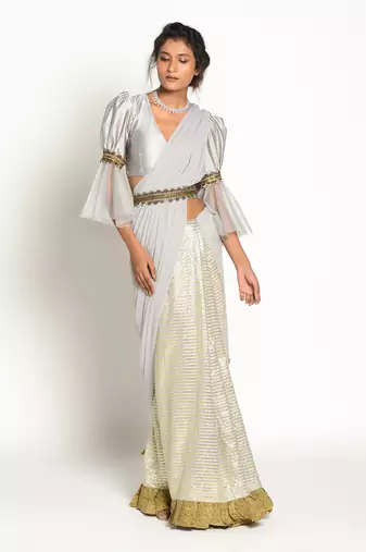 Grey Elva Saree