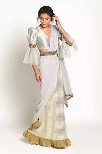 Grey Elva Saree