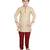 Lemon Printed Silk Boys Kurta Pajama Set