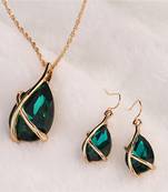 Aapphire African Crystal Necklace Set