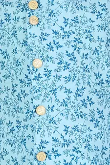 Firozi Floral Design Cotton Boys Cut Kurta Pajama Set