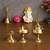 ROLIMOLI Akhand Jyot Special for Navratri Diwali Puja Diya Oil Lamp Deepak OM Top Swastik Design Pack of 2