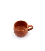 Esvar Stonecraft Handmade Terracotta Non Ceramic ClayTea Cup with Entic Design