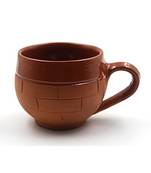 ESVAR STONECRAFT Terracotta Clay Brick Design Tea Cups
