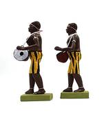 SVAR STONECRAFT Aadivasi Trible Couple with Musical Band with Cute Yellow Cloths Made of Terracotta