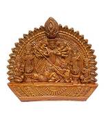 ESVAR STONECRAFT Maa Durga JI Idol | Mata Durga Terracotta Wall Hanging Home Decorative