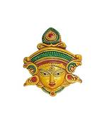 ESVAR STONECRAFT Maa Durga JI Idol | Mata Durga Terracotta Wall Hanging Home Decorative