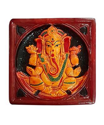 terracotta lord ganesha face idol 1