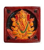 terracotta lord ganesha face idol