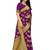 Magenta woven  Art Silk saree with blouse