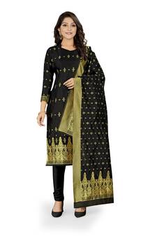 Black woven  Art Silk salwar