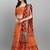 Orange & Maroon Woven Design Semi-Stitched Lehenga & UnStitched Blouse with Dupatta