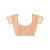 Peach woven organza saree with blouse