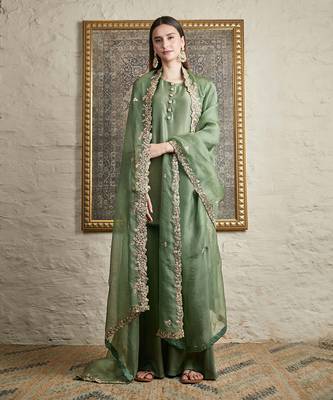 Hunter Green Kurta Set 1