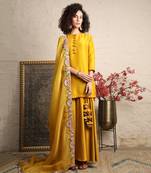 Yellow Sharara Set