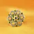 Ring  With Adjustable Gold Platted Stone Meenakari Cz Ad Moti Pearl Polki Kundun