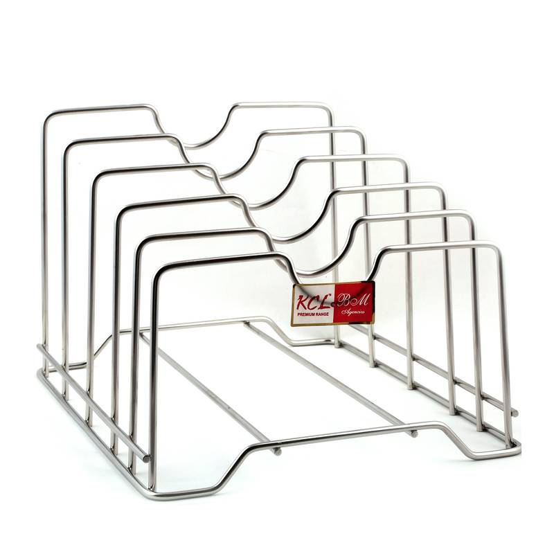 KCL Pan Stand - Stainless steel 5 racks.