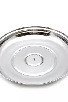 KCL Stainless Steel Multipurpose Lid/Cover for Dosa, Utensils, Tawas, Kadhais, Pots and Pans -Diameter - 27CM