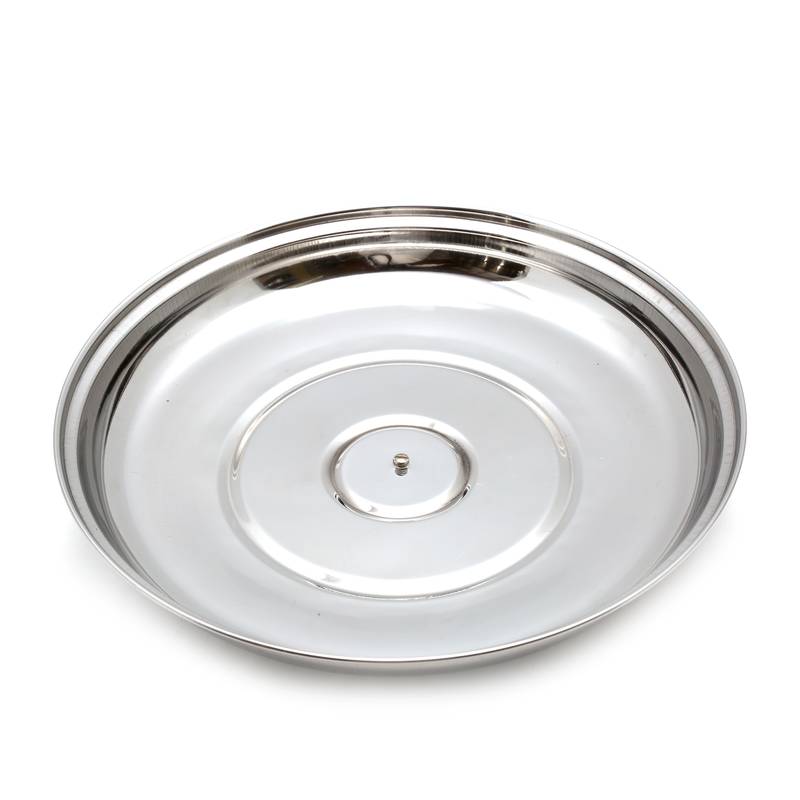 KCL Stainless Steel Multipurpose Lid/Cover for Dosa, Utensils, Tawas, Kadhais, Pots and Pans -Diameter - 27CM