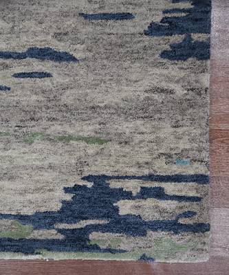 Sand Woolviscose Abstract 3X5 Feet  Hand-Tufted by Saraswati Global 6