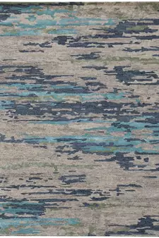 Sand Woolviscose Abstract 8X10 Feet  Hand-Tufted by Saraswati Global