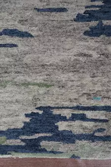 Sand Woolviscose Abstract 8X10 Feet  Hand-Tufted by Saraswati Global