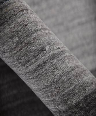 Light Gray Woolviscose Blend 5x8 Feet  Hand-Woven by Saraswati Global 3