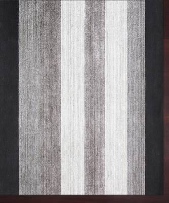 Charcoal Woolviscose Blend 5x8 Feet  Hand-Woven by Saraswati Global 2